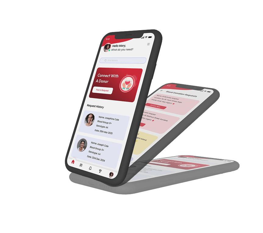LifeFlow App on mobile phones